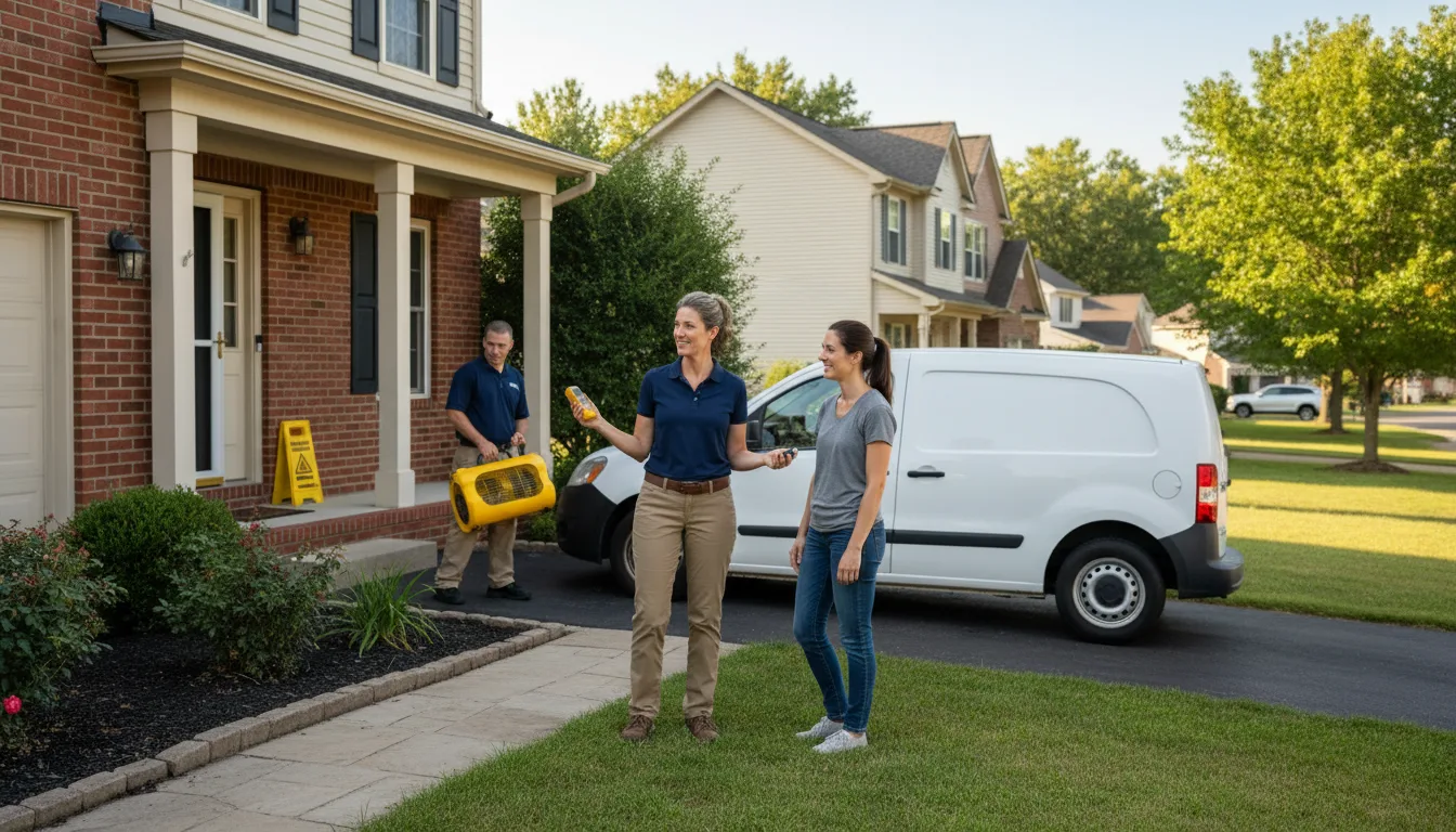 Residential water damage restoration in Reynolds, NE